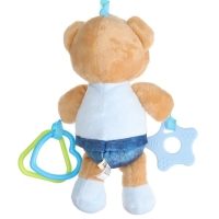 Подвеска мягкая &laquo;Мишка&raquo;, погремушка, прорезыватель, на кроватку, коляску, Mum&Baby