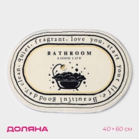 Коврик Доляна &laquo;Ванная&raquo;, 40&times;60 см