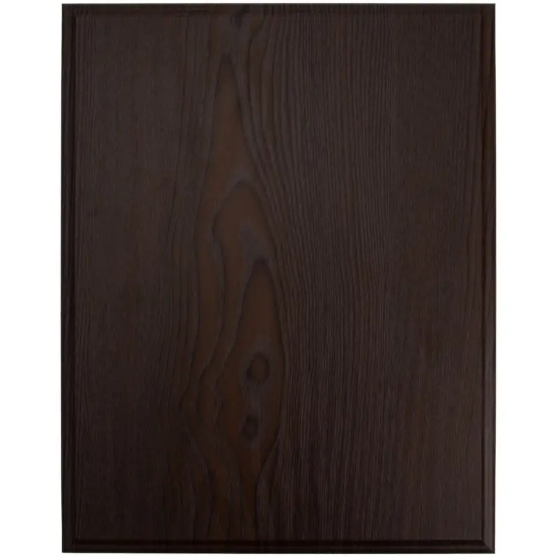 Плакетка Plaque XL, венге с серебристой пластиной