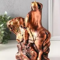 Фигура гипс &laquo;Богатырь на коне&raquo;, 25&times;19&times;11 см