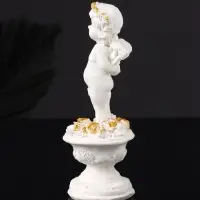 Набор фигура и подставка "Ангел и сердце" 12х20х10 см