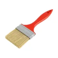 Кисть плоская ЛОМ промо, искусственная щетина, пластиковая рукоятка, 2.5", 63 мм