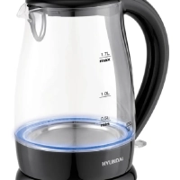 Чайник HYK-G2011 1,7л 2200Вт черный (стекло)