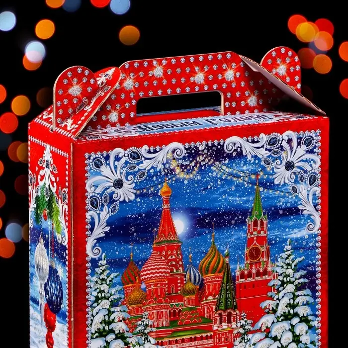 Подарочная коробка "Кремль" 16,8 х 7 х 25 см