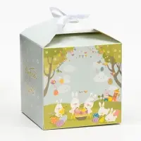 Коробка складная "Светлой пасхи!", 14 х 14 х 14 см
