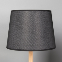 Лампа настольная BayerLux ЭКО "Тамара" 1х40Вт Е27 коричневый/черный 26х26х44см