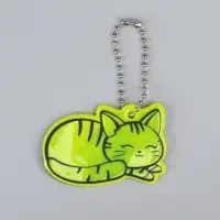 Светоотражающий элемент &laquo;Кошечка&raquo;, двусторонний, 5.5&times;3.7 см, МИКС