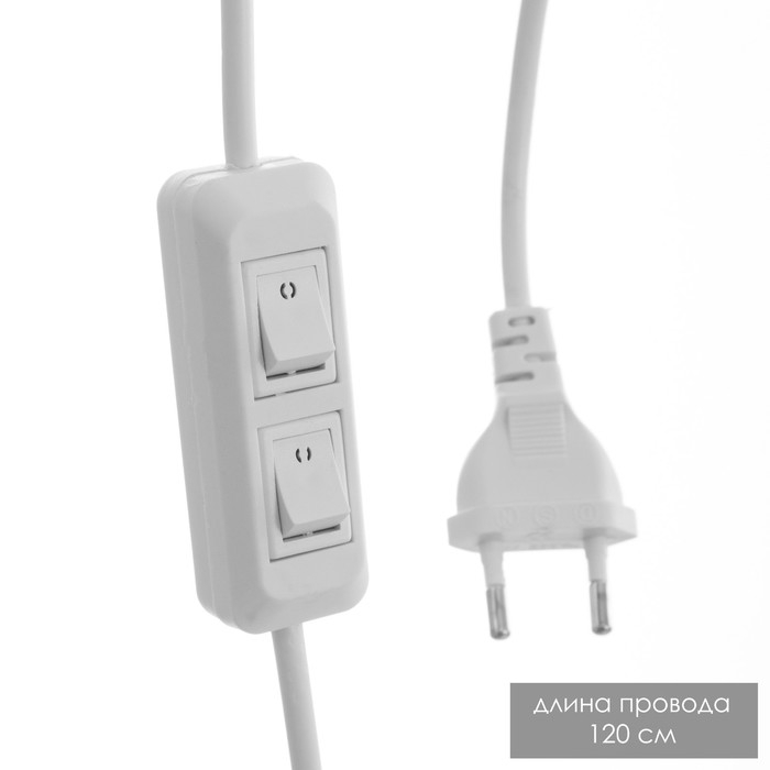 Настольная лампа "Эринси" Е27 40Вт белый 23х23х40 см