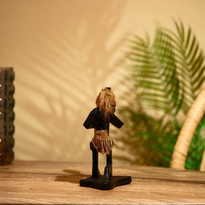 Сувенир из дерева &laquo;Абориген музыкант&raquo;, 15&times;8&times;19 см