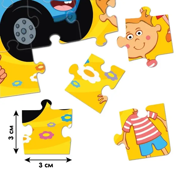 Пазл &laquo;Профессор и Синий трактор&raquo;, 24 элемента