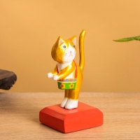 Сувенир на подставке &laquo;Кошка с сумочкой&raquo;, 5&times;5&times;11 см, дерево