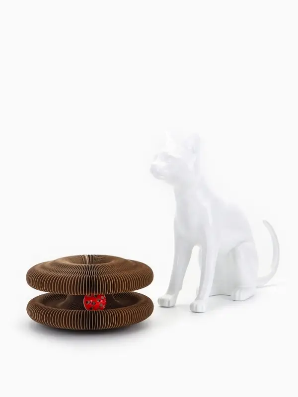 Когтеточка - игрушка "Пижон" из гофрокартона "Бублик", 11 х 11 х 7 см