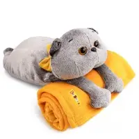Мягкая игрушка &laquo;Кот Басик&raquo; с пледом, 60 см