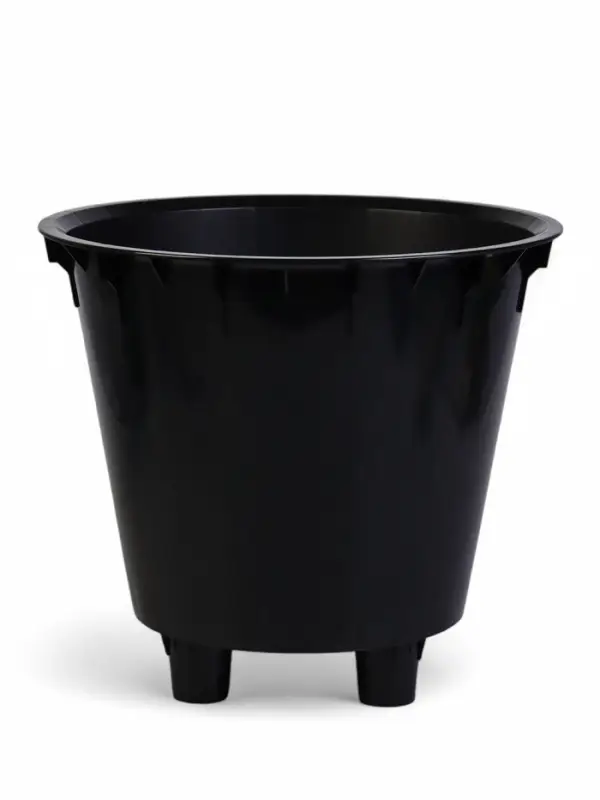 Горшок для цветов "Rosemary" D-33 см, 16 л с дренажной вставкой на колесиках, бежевый