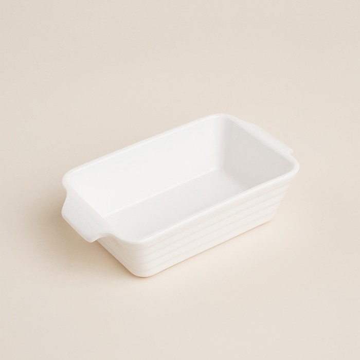 Форма для выпечки из жаропрочной керамики SL Home &laquo;Санторини&raquo;, 250 мл, 15,8&times;9,2&times;4,5 см, цвет белый