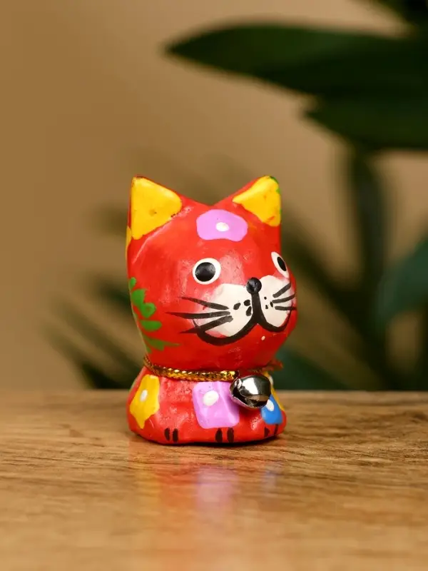 Набор сувенирный "Котята" дерево (5 штук), 4 см