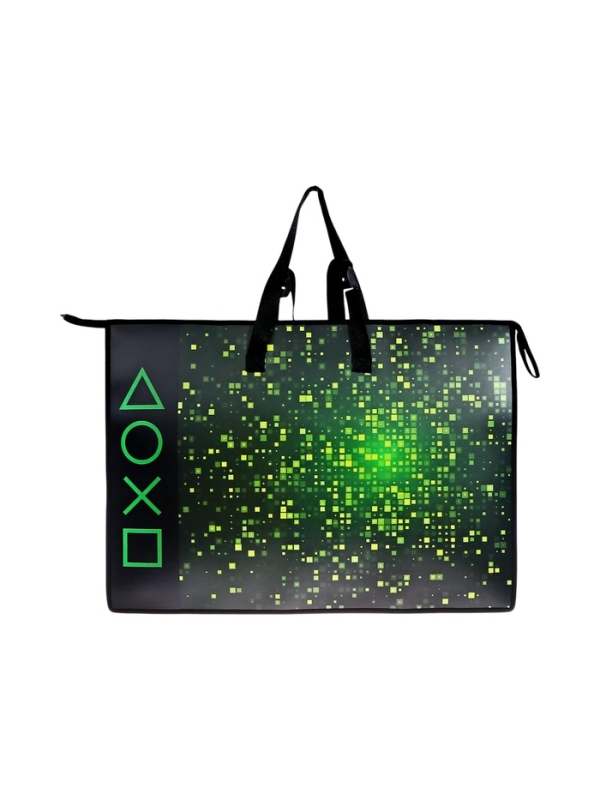 Папка А2 , 650х470х100 мм, deVENTE "Game", с ручками, пластиковая, молния сверху, внутренний карман