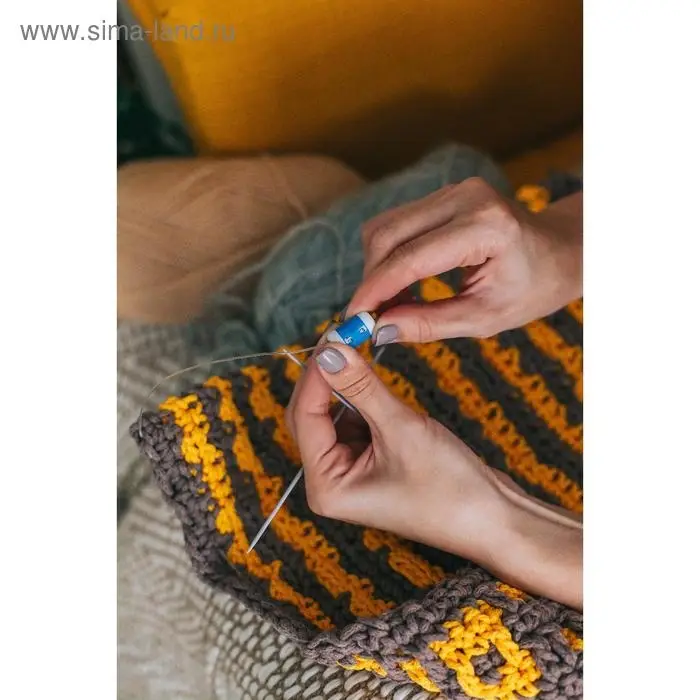 Счётчик рядов, 2.5&times;1.4&times;1.4 см, синий