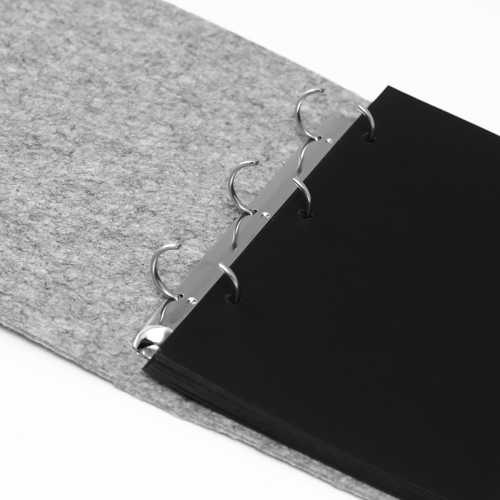 Фотоальбом войлок 30 листов "Сердечко"  24,5х20 см