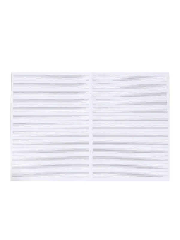 Тетрадь д/нот А4 8л Неоновые ноты