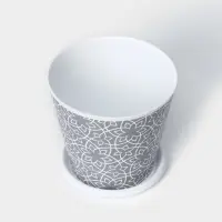 Горшок для цветов Доляна &laquo;Кракле&raquo;, 800 мл, цвет серый