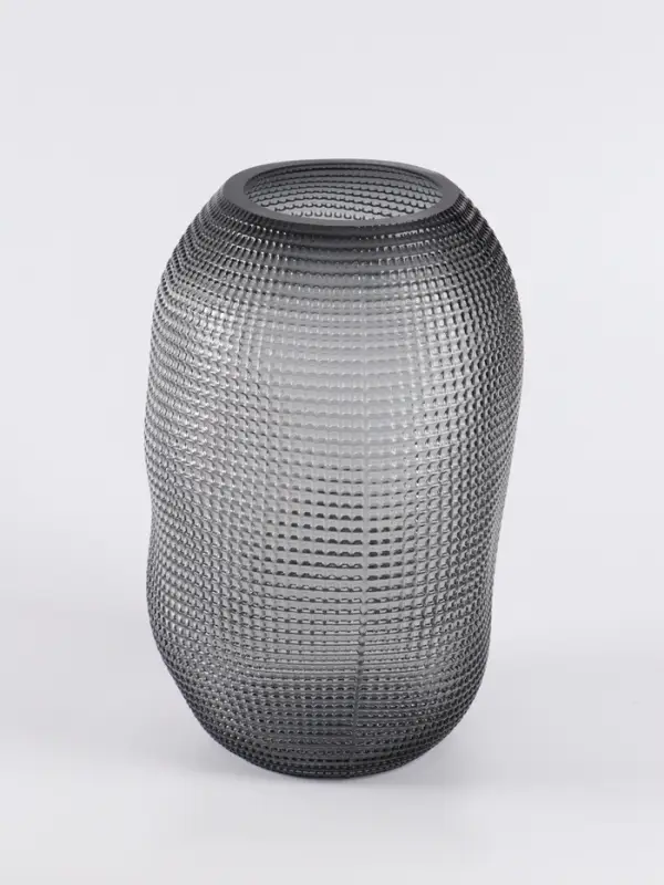 Ваза &laquo;Аллесио&raquo;, 30&times;20 см, стекло, чёрная