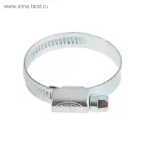 Хомут червячный MGF, диаметр 25-40 мм, ширина ленты 9 мм, оцинкованный