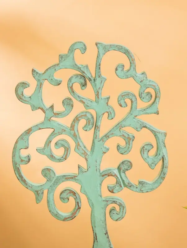 Панно "Древо" МДФ, 30х20х1 см, бирюзовый