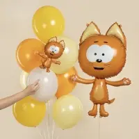Воздушные шары фольгированные 17" &laquo;Котенок Котэ&raquo; набор 5 шт.
