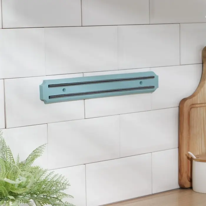 Держатель для ножей магнитный Доляна &laquo;Цветная линия&raquo;, 33 см, цвет голубой