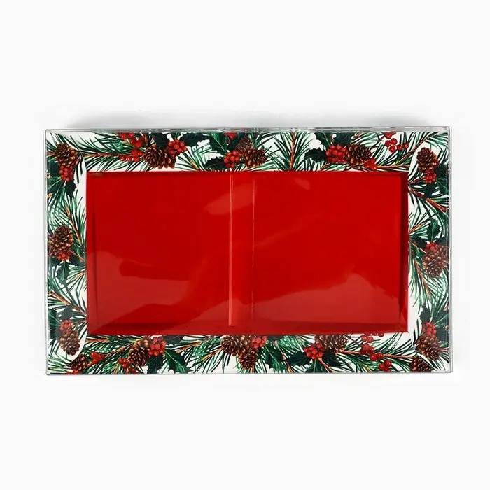 Коробка под 2 конфеты с ячейками &laquo;С Новым годом!&raquo;, 10 х 6 х 3 см