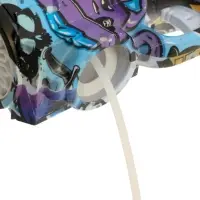 Генератор мыльных пузырей "Граффити", световые эффекты, цвета МИКС