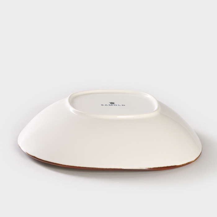 Тарелка глубокая фарфоровая Samold &laquo;Хорека Графит&raquo;, 750 мл, d=21 см