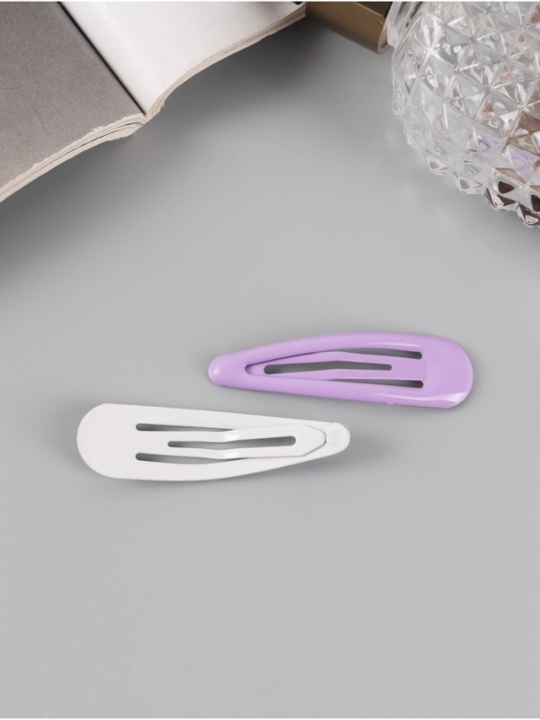 Невидимка для волос "Флора" (набор 8 шт) нежность, 5 см, микс