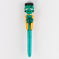Ручка-прикол &laquo;Зелёный человечек&raquo;, боксер, синяя паста