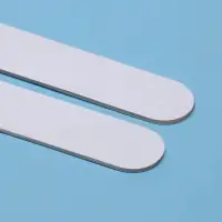 Набор пилок для ногтей на деревянной основе, прямые, 180 грит, 18 см, 2 шт.