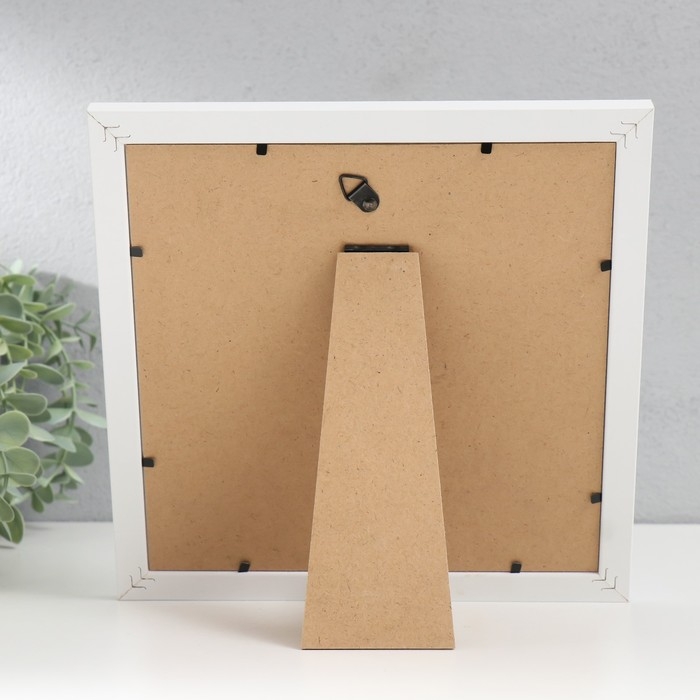 Фоторамка МДФ "Ellis" 20x20 см, с паспарту, белый 76737