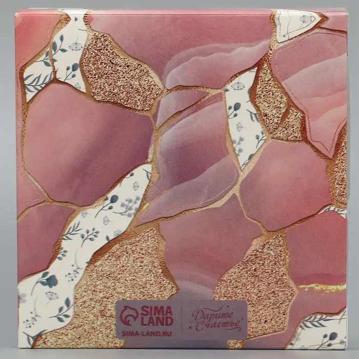 Кондитерская упаковка, коробка &laquo;Wonderful&raquo;, 14 х 14 х 3,5 см