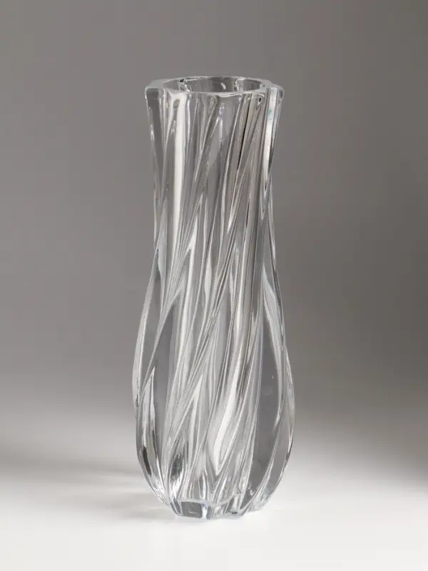 Ваза стекло настольная "Бьорг" 24,5х9 см, прозрачный