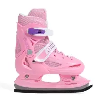 Коньки детские раздвижные BlackAqua, р. 26-29, для фитнеса, розовые