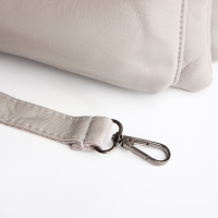 Сумка кросс-боди на молнии, цвет серый