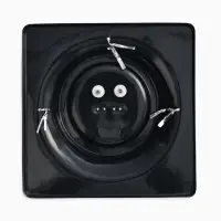 Набор 2 предмета: серьги, колье со стразами &laquo;Лёд. Паутина&raquo;, d=13.5 см, белый в серебре