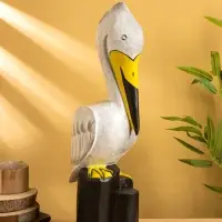 Сувенир &laquo;Пеликан&raquo;, 17&times;20&times;50 см, дерево, белый