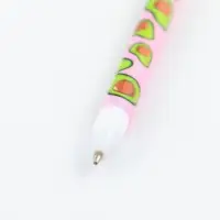 Ручка шариковая синяя паста 0.5 мм с колпачком &laquo;Авокадо&raquo; пластик