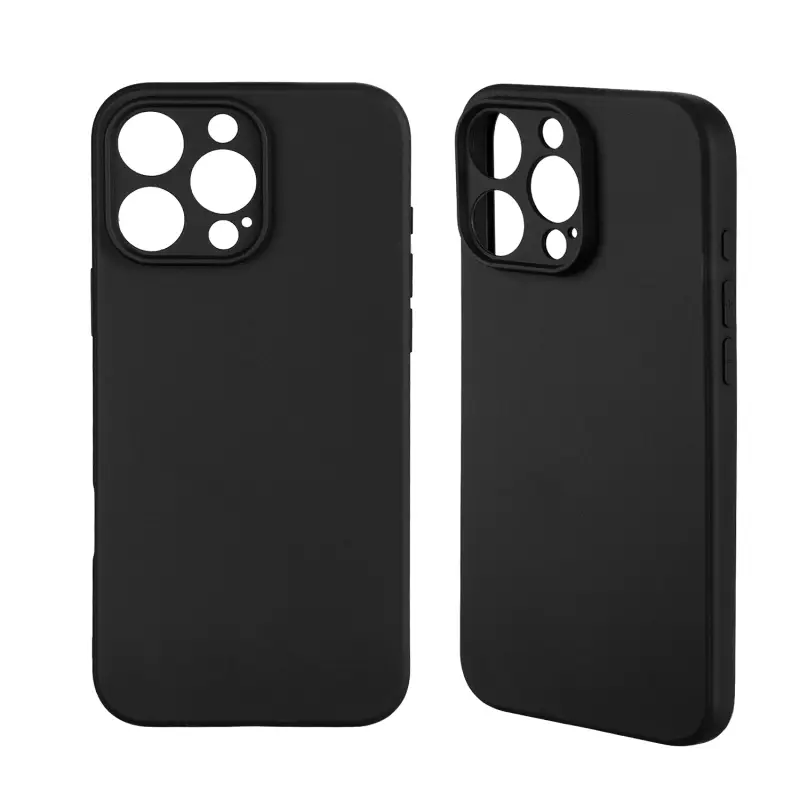 Чехол iPh 16 Pro TPU матовый черный