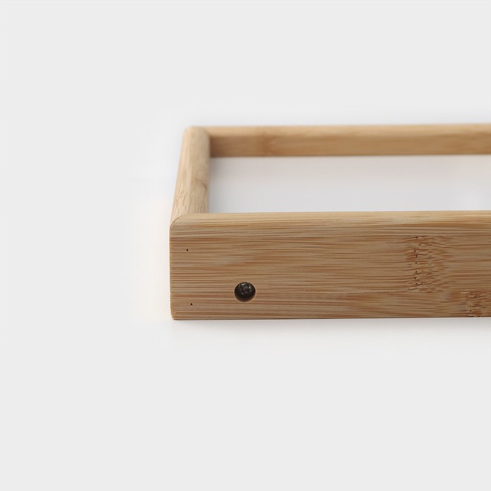 Поднос для завтрака с ножками Доляна, 46,5&times;25 см, бамбук