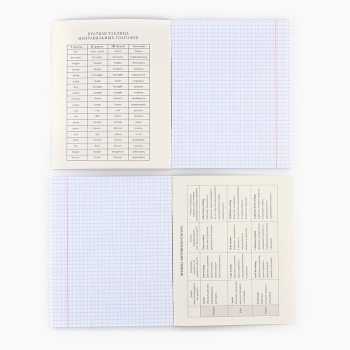 Предметная тетрадь А5, 48 л на скрепке &laquo;Неон. Английский язык&raquo; Софт тач лам, 3D лак