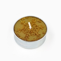 Свеча новогодняя чайная &laquo;Новый год: Радость&raquo;, диам 4 см