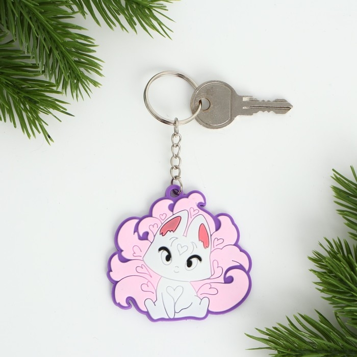 Брелок для ключей , резиновый, аниме &laquo;Девочка&raquo;, 5,7 х 6,2 см