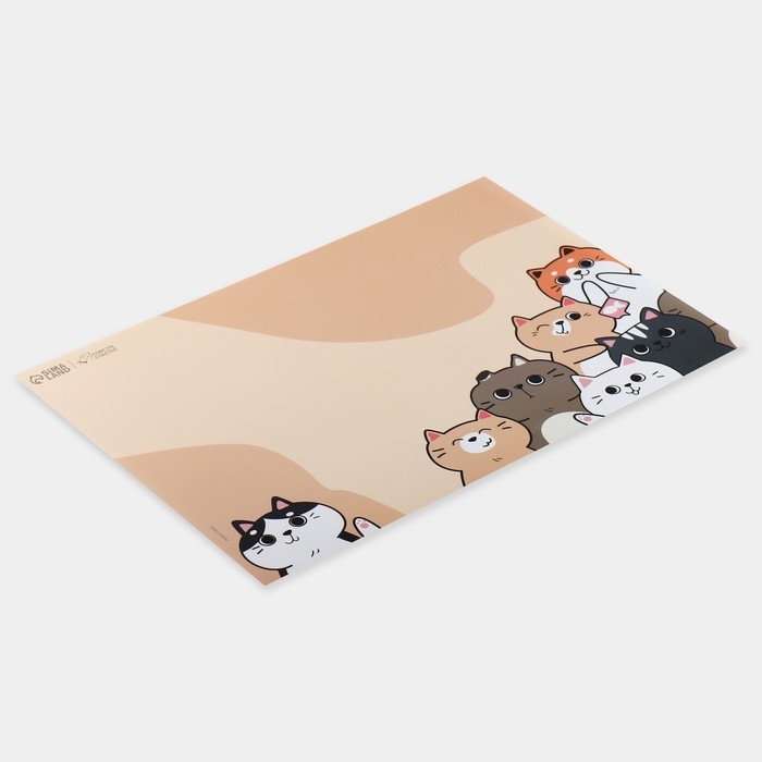 Коврик под миску &laquo;Милые котята&raquo; , 43х28 см